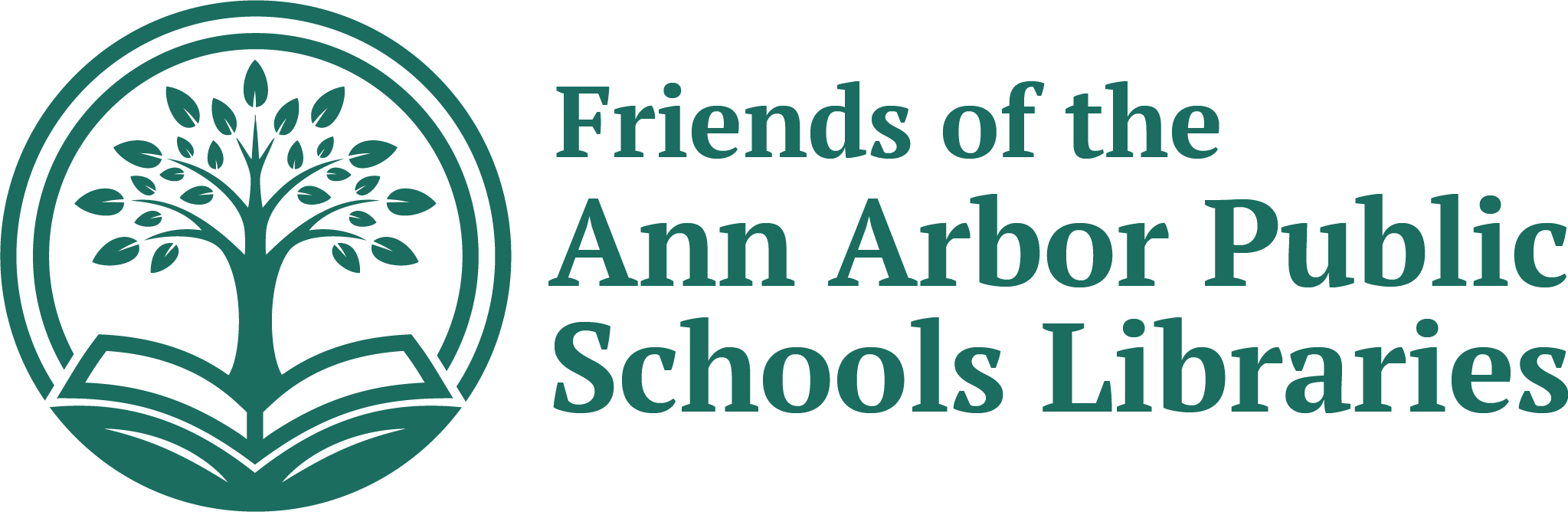 Friends of the Ann Arbor Public Schools Library Logo